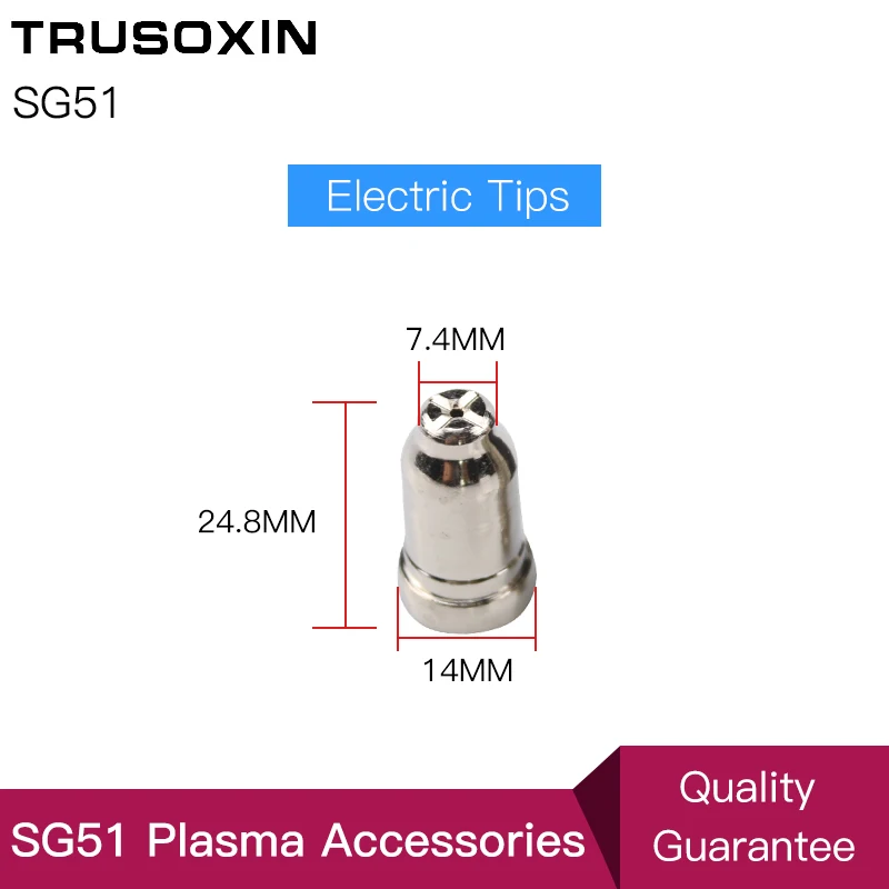 Imagem -04 - Pontas e Eletrodos para Consumíveis Sg51 Acessórios para Corte de Tocha Arma de Corte de ar 60a Inversor dc com 20 Peças