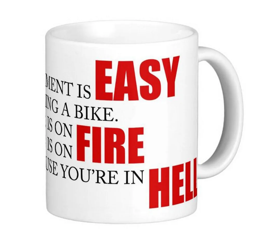 project management saying riding a bike White Coffee Mugs Tea Mug Customize Gift By LVSURE Ceramic Mug Travel Coffee Mugs