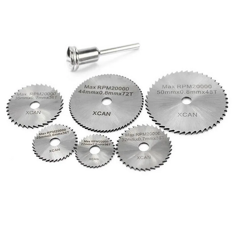 Cost Sale of Hot Sale Mini HSS 6pcs Saw Blade Dremel Disc for Rotary Tools for Copper Aluminium Wood Plastic Fiber Glass Cut