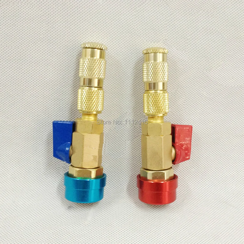R134a A/C клапан Core Remover установщик без потери газа набор из 2 универсальных инструментов