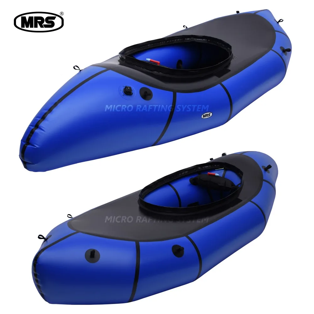 [MRS][Alligator 2S ]Micro rafting systems blue inflatable ultra-light  packraft white water