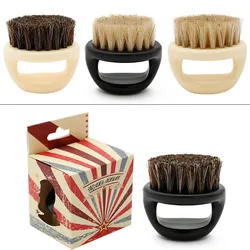 Brosse de Rasage en Fourrure de Sanglier pour Homme, Salon de Coiffure, Barbe du Visage, Livres, Appareil, Outil avec Poignée