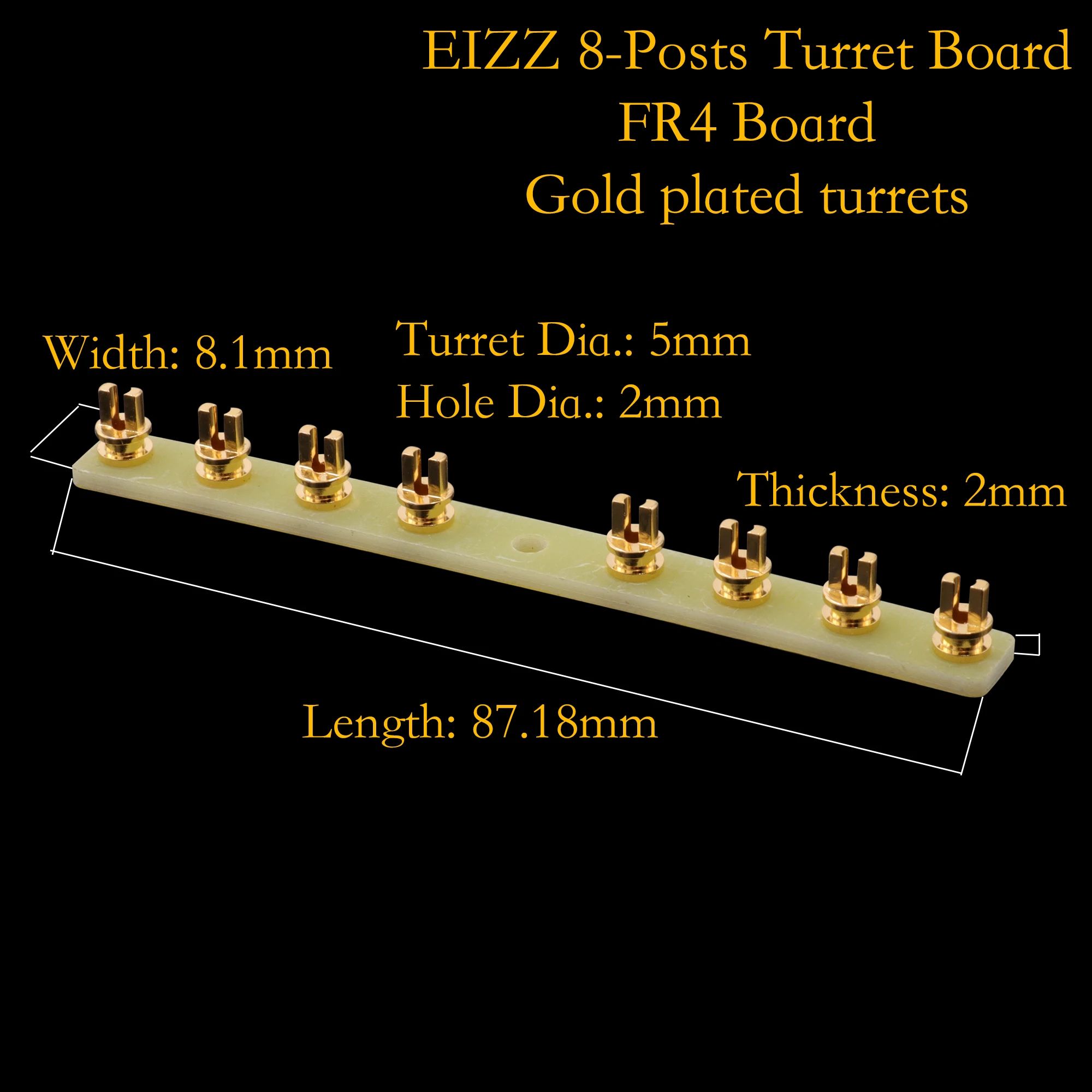 EIZZ High End FR4 Turret Board Tag Strip Terminal Lug Board For Vintage Hifi Tube Amplifier Guitar AMP DIY Project