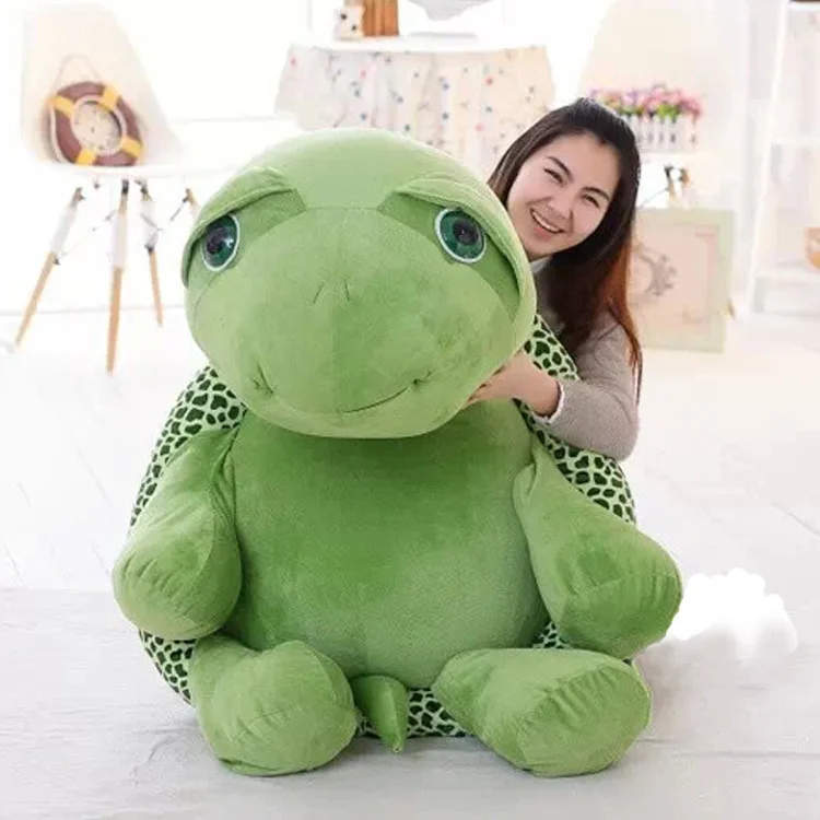 20-30 cm new arrived cartoon Big eyes green turtle plush toy tortoise Wedding dolls child gift cushion birthday pillow big size