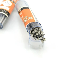 10PCS HSS straight shank twist drill walnut vajra bodhi Pearl beads punch tiny little bit  2.8mm