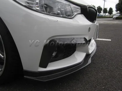 

Car Accessories Carbon Fiber Front Bumper Lip Fit For 2014-2015 4 Series Gran Coupe F32 F33 F36 EDC Style Front Lip