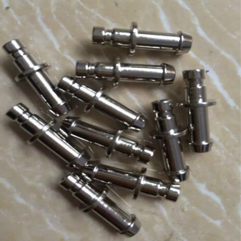 

10PCS/SET FREE SHIPPING NIBP CUFF Plug Hose Self-Joint Locking Spring NIBP Cuff Connector Male Connector Used for Cuff