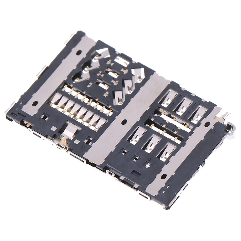 Connettore del supporto del modulo del vassoio dello Slot del lettore di schede Sim per presa LG G6 H870 H870DS LS993 VS988 H872