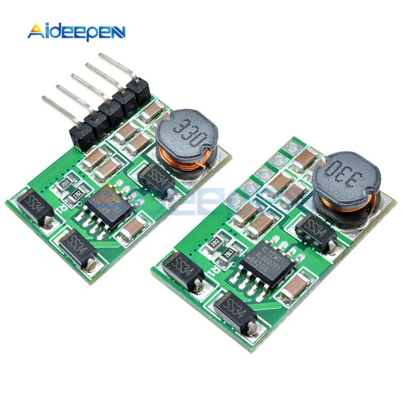 3V-18V to +-5V 6V 9V 12V 15V 24V 1.8A 2A Positive & Negative Dual DC DC Converter Step-up Boost Module Regulator Board