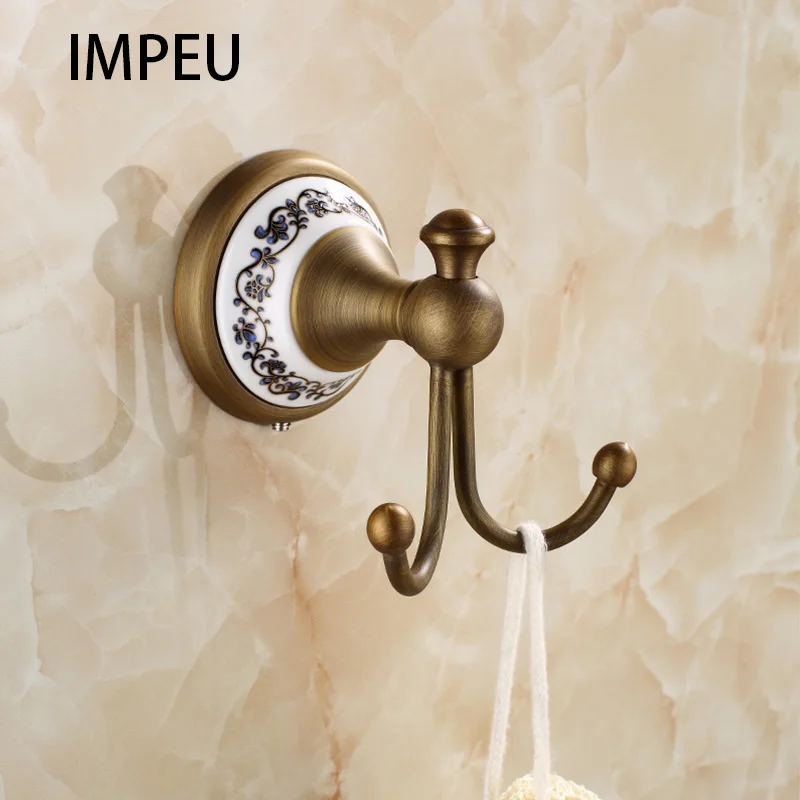 20-stück Antike Messing Wand Montiert Bad Hardware Set Wc Papier halter/Robe Haken/Handtuch Bar/handtuch Ringe