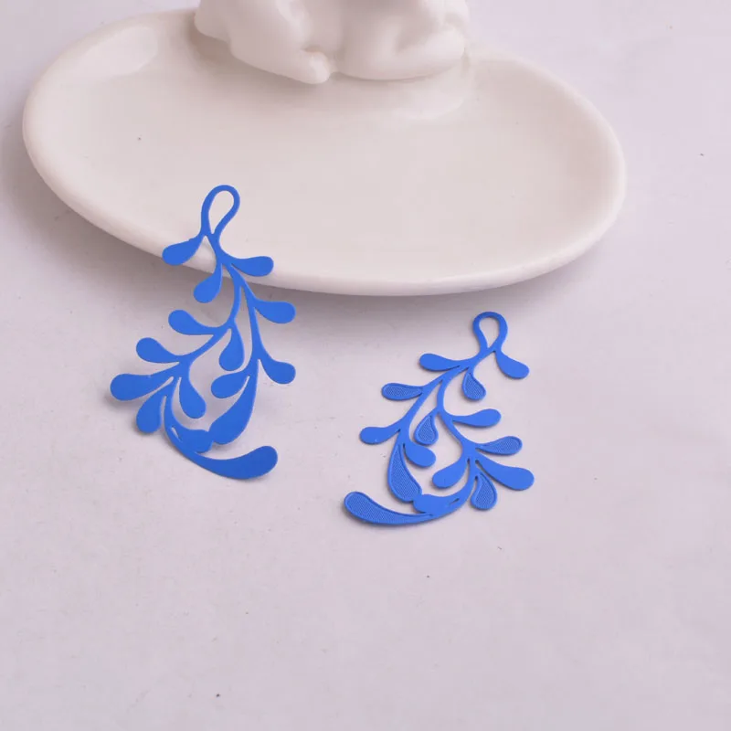 30 Stück AB2840 32*58mm Große Ast-Anhänger Ohrring-Zubehör DIY Schmuckzubehör – Detail 11