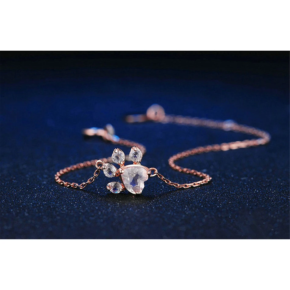 New Fashoin Bracelet Jewelry Tassut Cat Dog Paw Claw Bracelet Lovely Animal Bracelets for Women pulseras