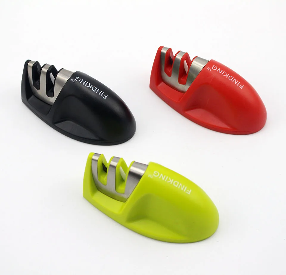 

FINDKING Two Stages Knives Sharpener Kitchen accessories (Diamond & Ceramic) Sharpening Stone Knife Sharpener kitchen Tools