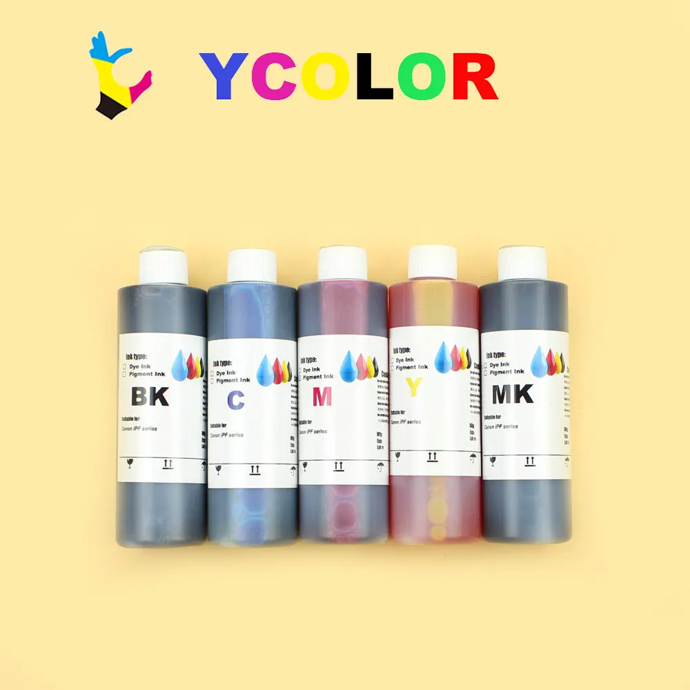 DGYCJLFP 6*250ML Universal Pigment ink for Canon IPF 680 685 770 780 785 printer