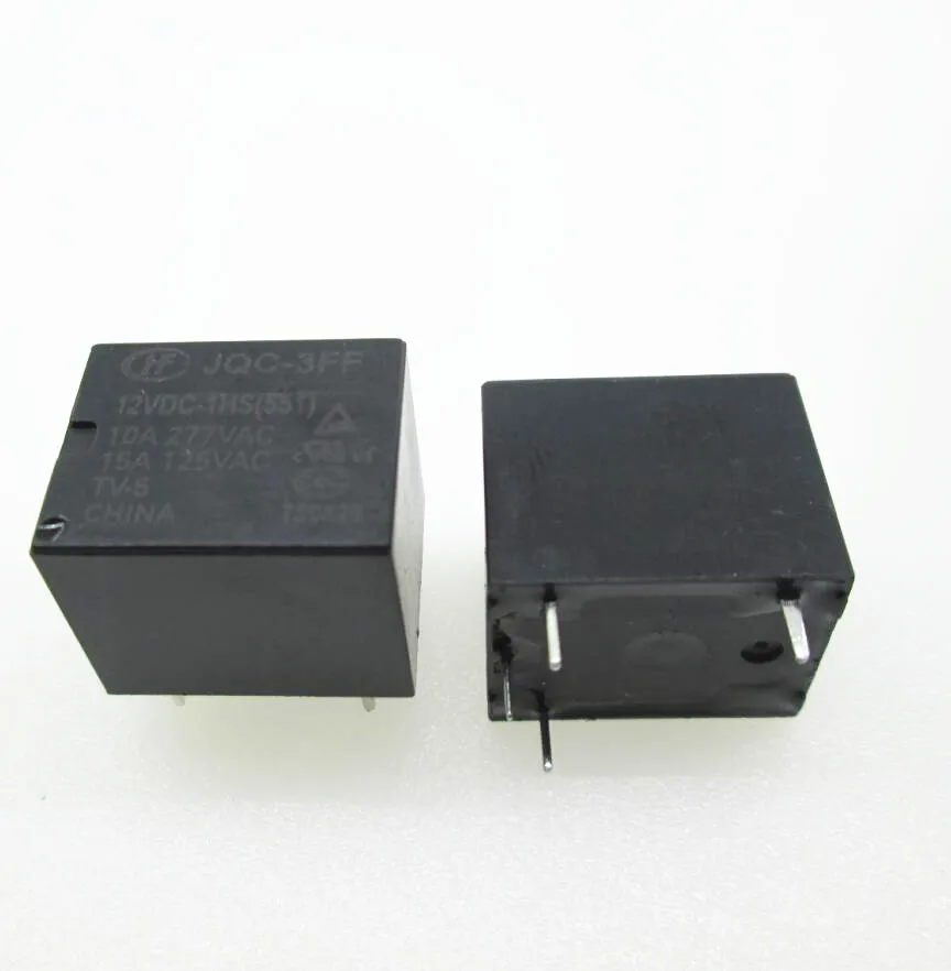 NEW relay JQC-3FF-12VDC-1HS JQC-3FF-012-1HS JQC-3FF 12VDC-1HS JQC-3FF 012-1HS HF3FF 012-HS HF3FF-012-HS 12VDC 12V  10A 277VAC