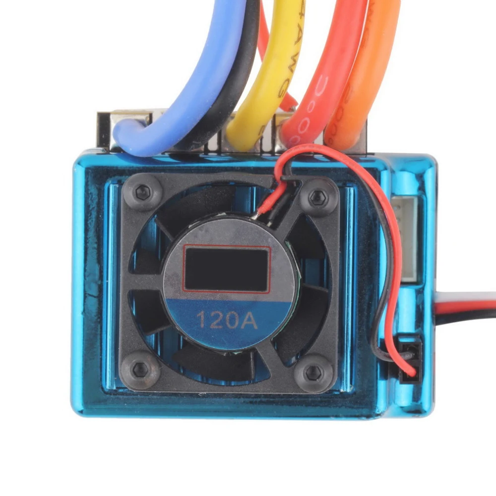 New 120A Sensored Brushless ESC Speed Controller T plug for 1/8 1/10 1/12 RC Car Crawler Wholesale