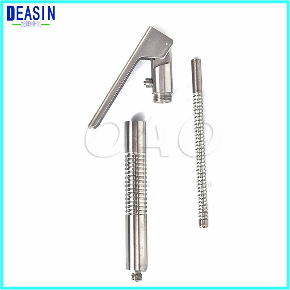 Dental Aspirating Syringe Dentist Surgical Instruments Stainless straight curve Alternative