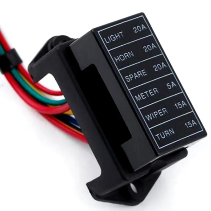 

6-way cord fuse holder car fuse box car accessories.