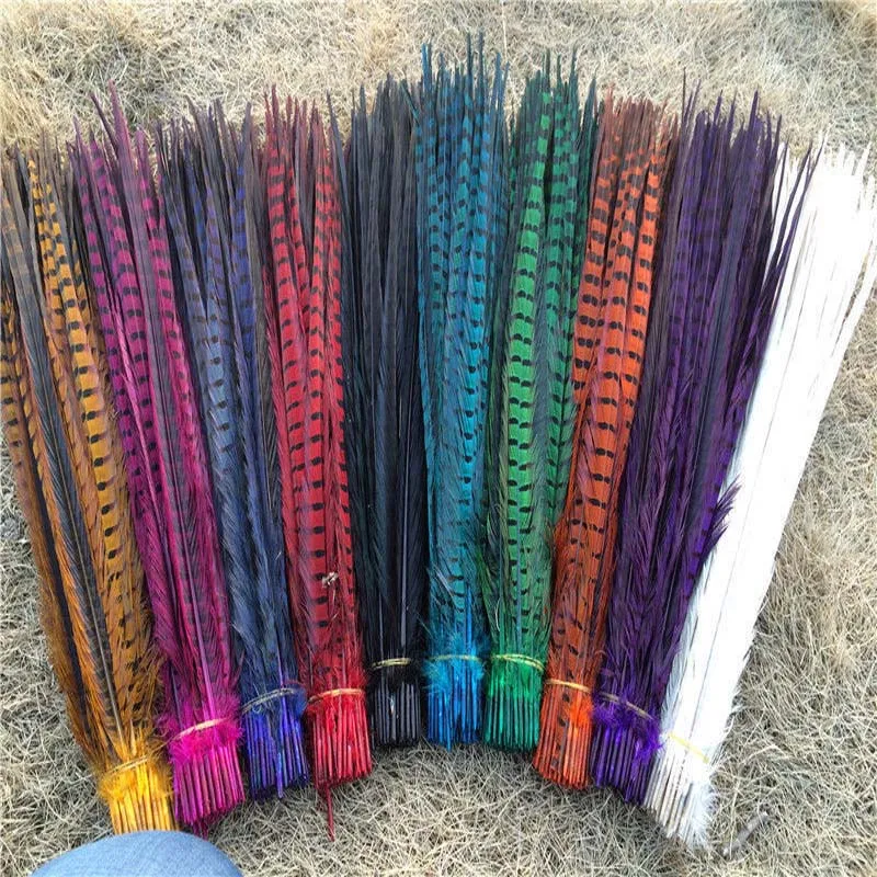 Wholesale!Free shipping 50 pcs natural 50-55cm/20-22inch chicken tail feathers of high quality