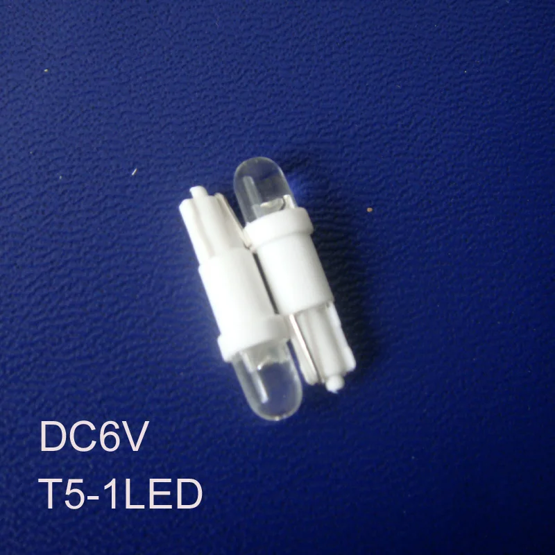 High quality 6.3V T5 led,T5 warning lamp,led T5 instrument light,W3W Led 6.3v,T5 6V Indicator Lamp,T5 6V,free shipping 500pc/lot