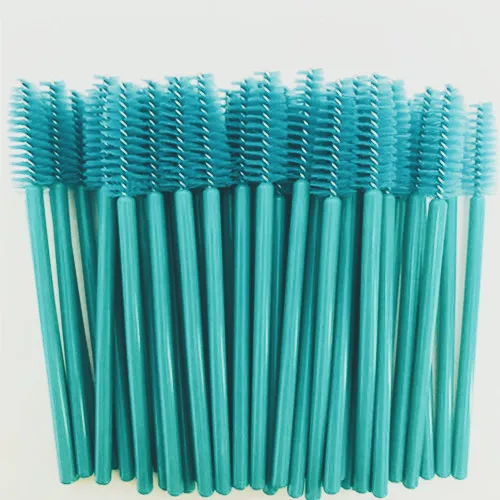 

1000Pcs/Pack Disposable Eyelash Brushes Blue Mascara Wands Applicator Wand Brushes Eyelash Comb Brushes Spoolers Makeup Tool Kit