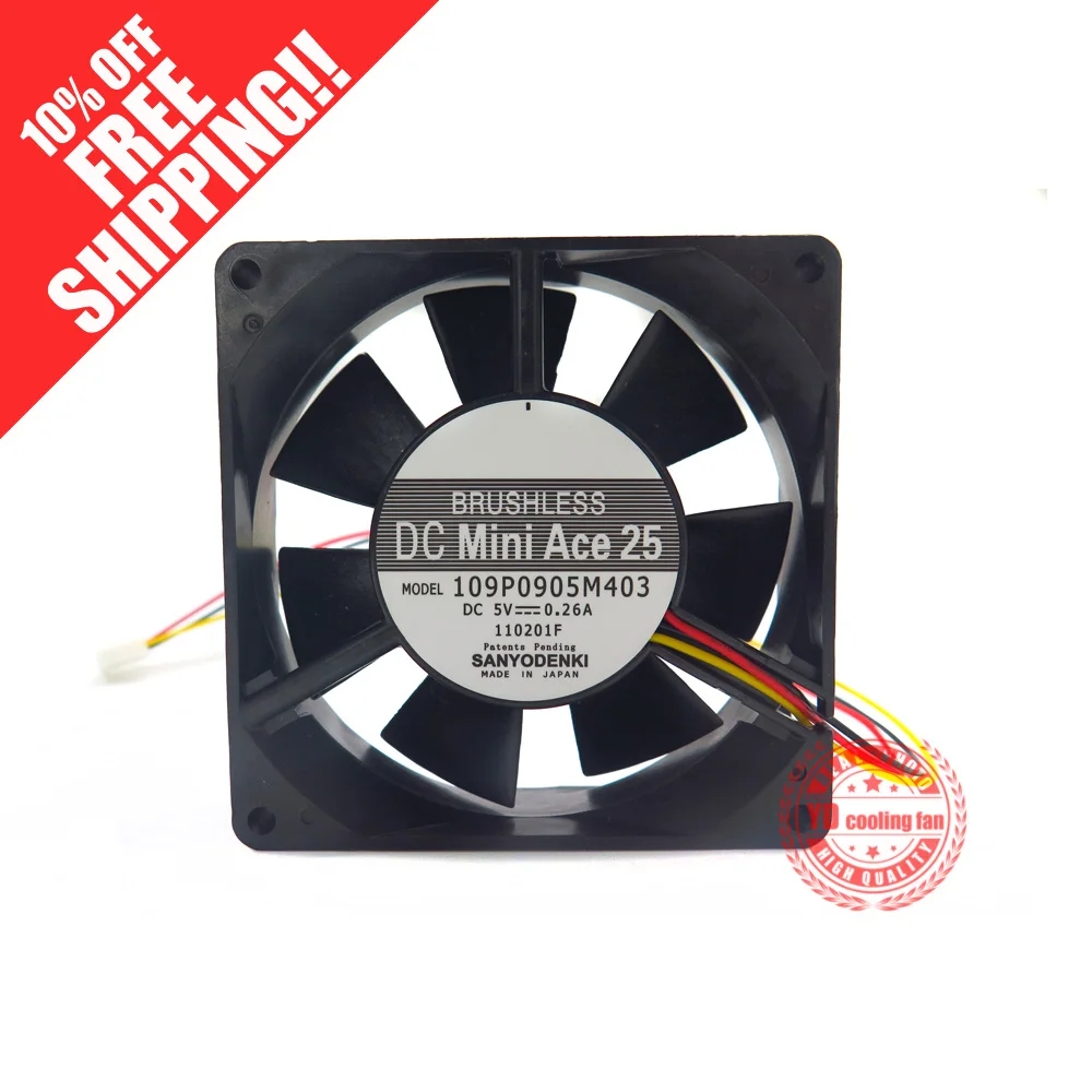 

NEW SANYO DENKI SAN ACE 9CM USB 5V 109P0905M403 cooling fan