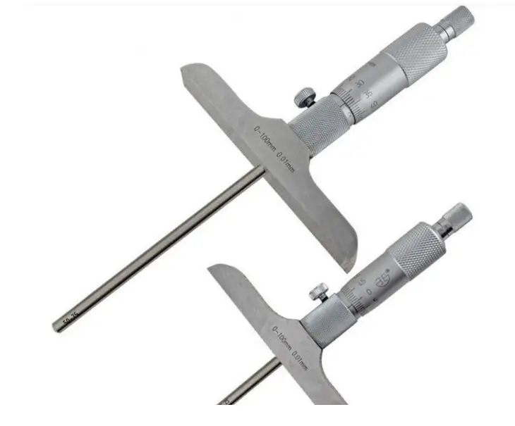 

0-100mm/0.01 depth micrometer caplier mikrometer micrometer screw gauge with 4 rods internal micrometer stainless steel