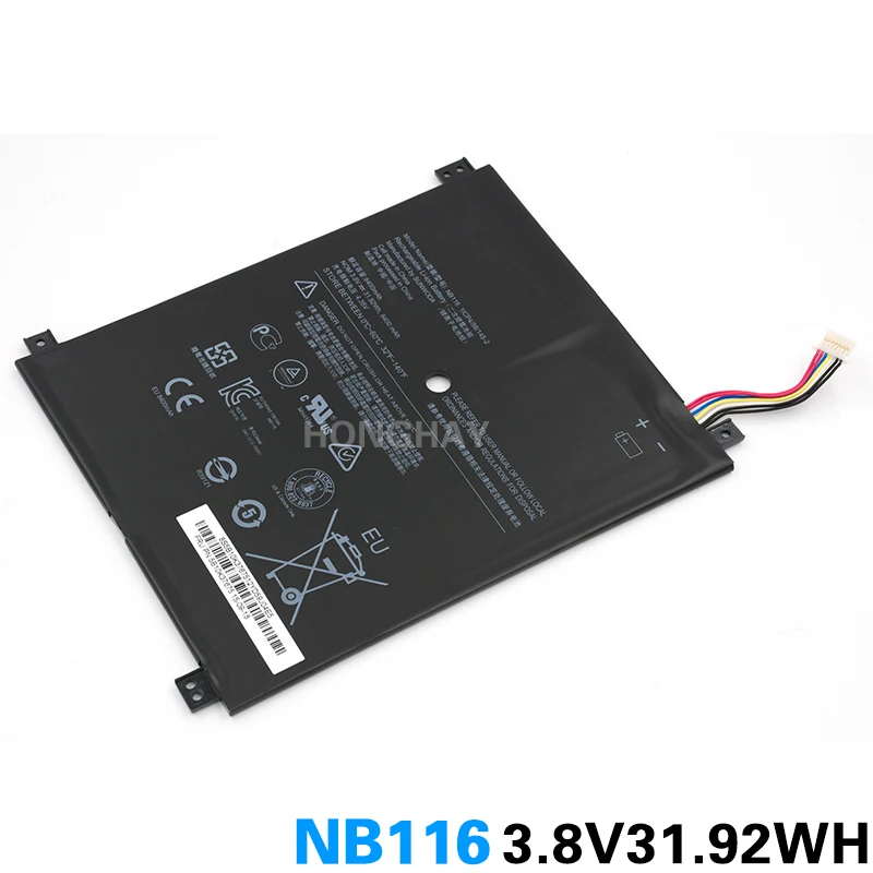 

HONGHAY NB116 Laptop Battery for Lenovo Ideapad 100S NB116 5B10K37675 3.8V 31.92Wh 8400mAh 0813001