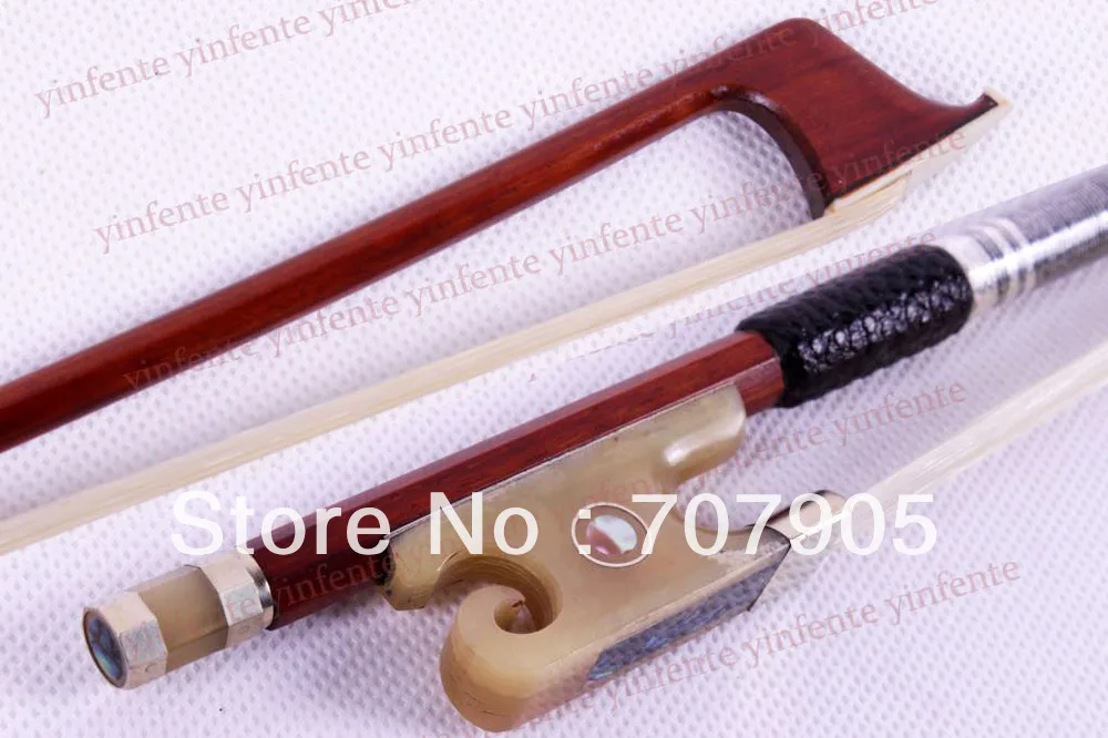 

4/4 Violin Bow Brazil wood Bow Snail Ox horn Frog