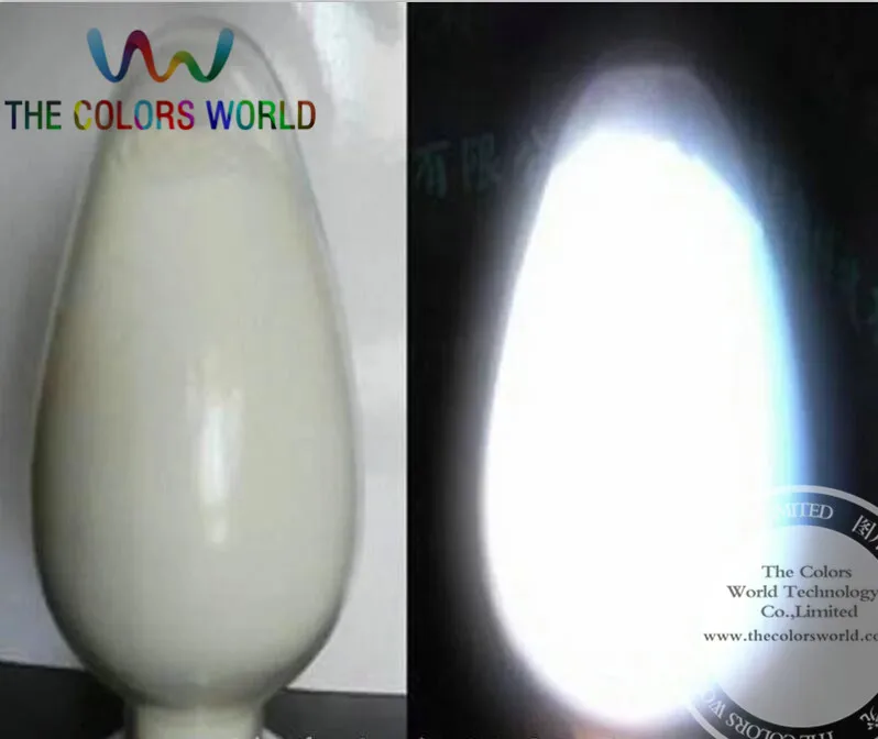 

TCYG100 Glow in dark pigment White Color long last glowing, luminescent powder,Noctilucent powder