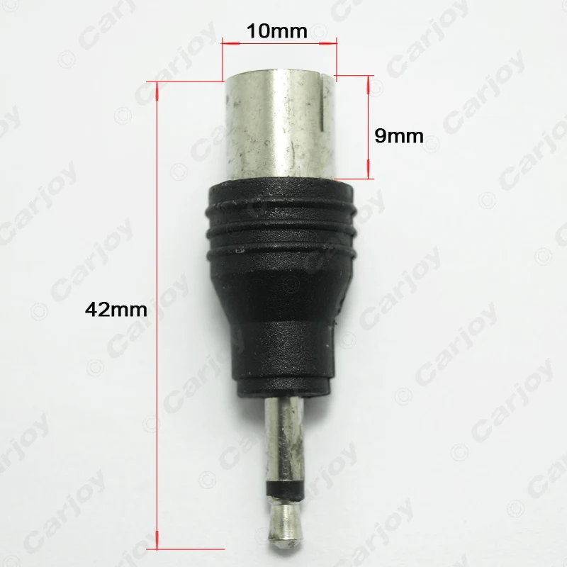 FEELDO 1Pc Car Auto Motor 3.5mm TRS Connector to IEC (Female) Adaptor Plug #AM1547