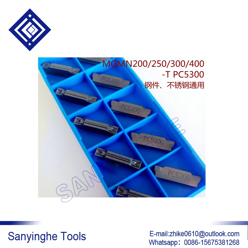 50pcs /lots MGMN500-M NC3030 / MGMN500-M NC3020 / MGMN500-M PC9030 cnc carbide parting & grooving inserts