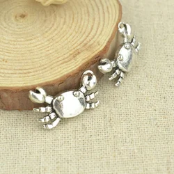 15 pcs 23*14 mm Antique Tibetan Silver Charms Bracelet Necklace Pendant  New Fashion Alloy charm crab 2310