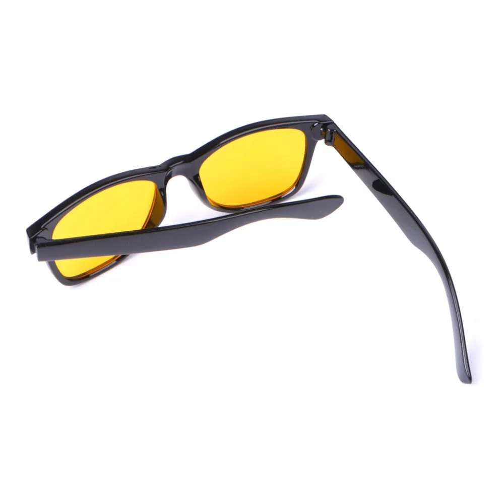 Unisex Yellow Lenses Night-Vision Glasses Driving Glasses