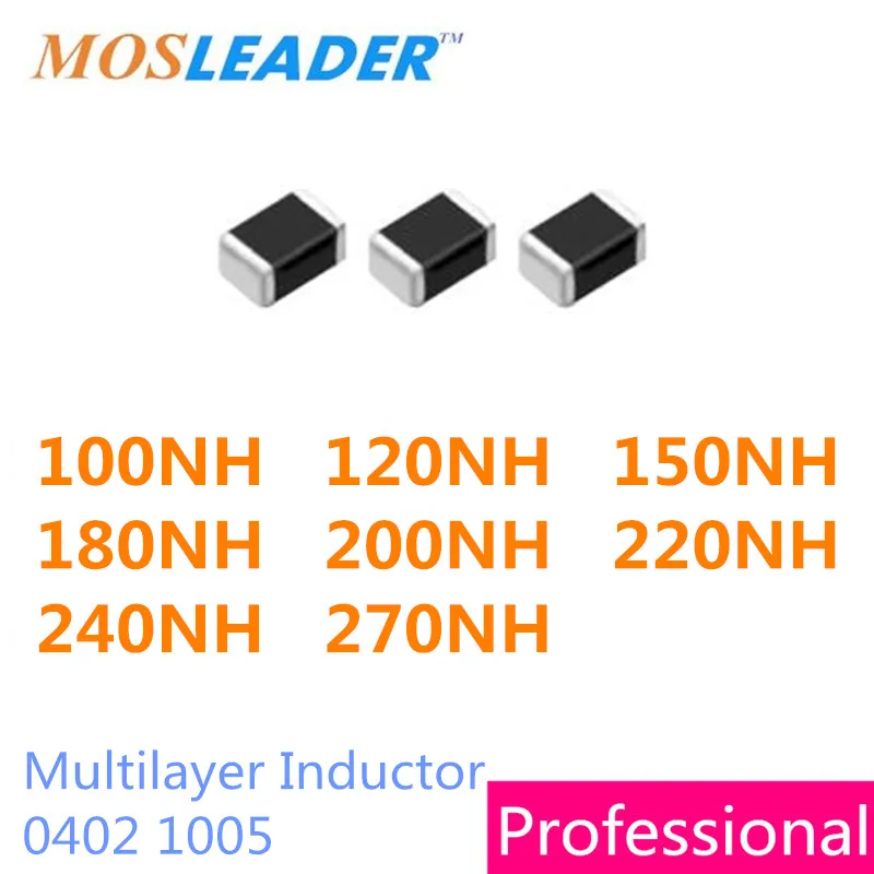 

Mosleader 0402 10000pcs 100NH 120NH 150NH 180NH 200NH 220NH 240NH 270NH 1005 High quality