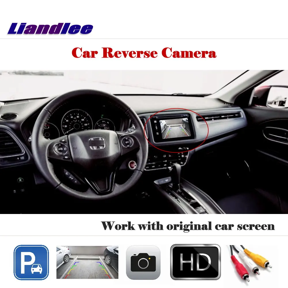 For Honda HRV/HR-V Vezel 2013-2018 Auto Reverse Parking Camera Rear CAM Back Work With Car Factory Screen