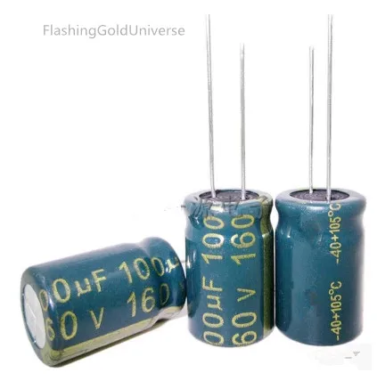 160V 100UF 100UF 160V Electrolytic Capacitor  volume 13*21 best quality