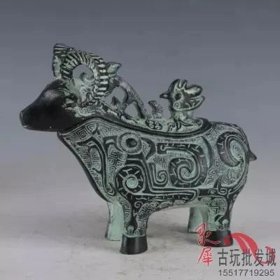 

Archaize Bronzes Han Dynasty Ornaments Household Decorations Craft Gifts Sheep