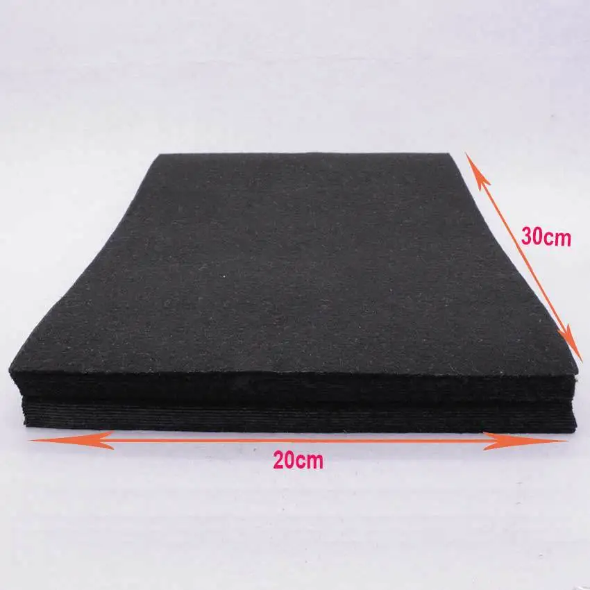 20 pieces 20*30cm Black Color  1 mm Felt Fabric For Needlework Diy Sewing Handmade Felt Craft Fabrics Fieltro feltro  Felt Colth