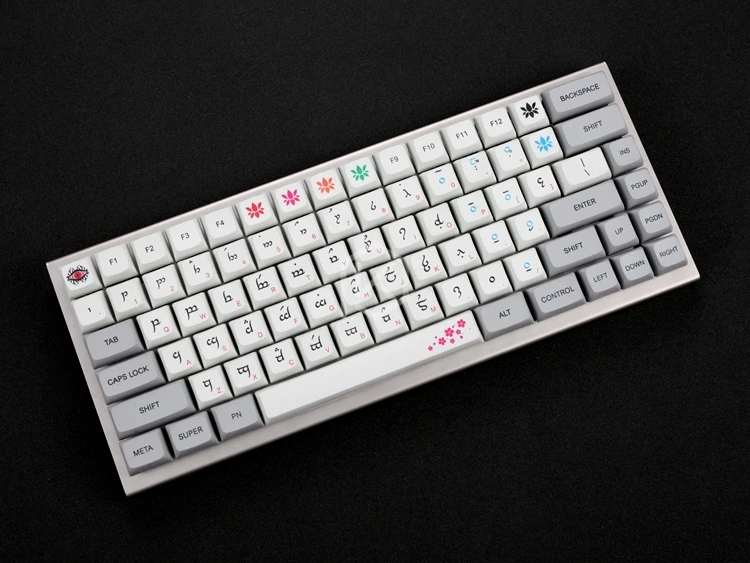 stainless steel bent case for xd84 eepw84 custom keyboard acrylic panels acrylic diffuser