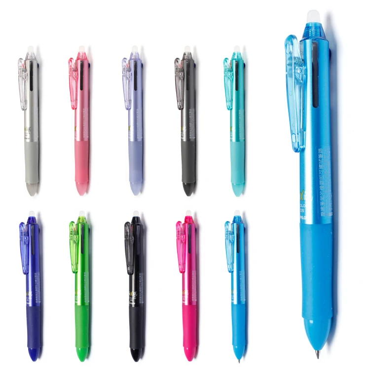 Pilot Frixion Pen 3 in 1 Erasable Gel Pen 3 Colors 0.5 mm LKFB-60EF 0.38 mm LKFB-60UF Pastel Colors Japan