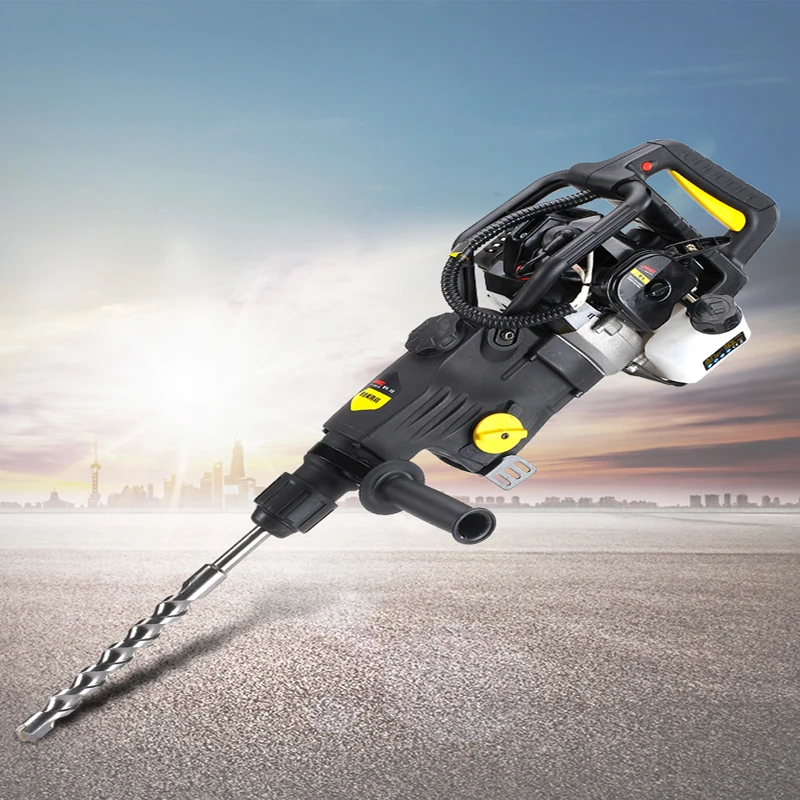 Gasoline Cordless Impact Drill Dual Use Gasoline Power Hammer & Drills & Picks  Drilling Machine Cordless Drill