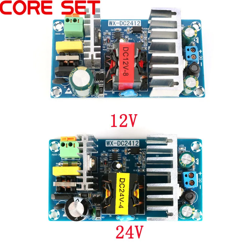 AC to DC Switching Power Supply Module AC 110v 220v to DC 24V 4A/12V 8A AC-DC Switch Power Supply Board