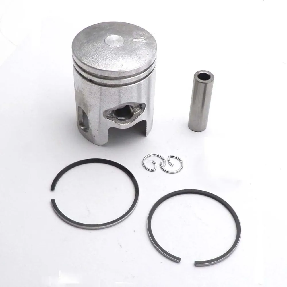 Piston Rings Kit 40mm with 12mm Pin For 50cc 2 Stroke 1PE40QMB Yamaha Minarelli JOG 50 Moped Scooter