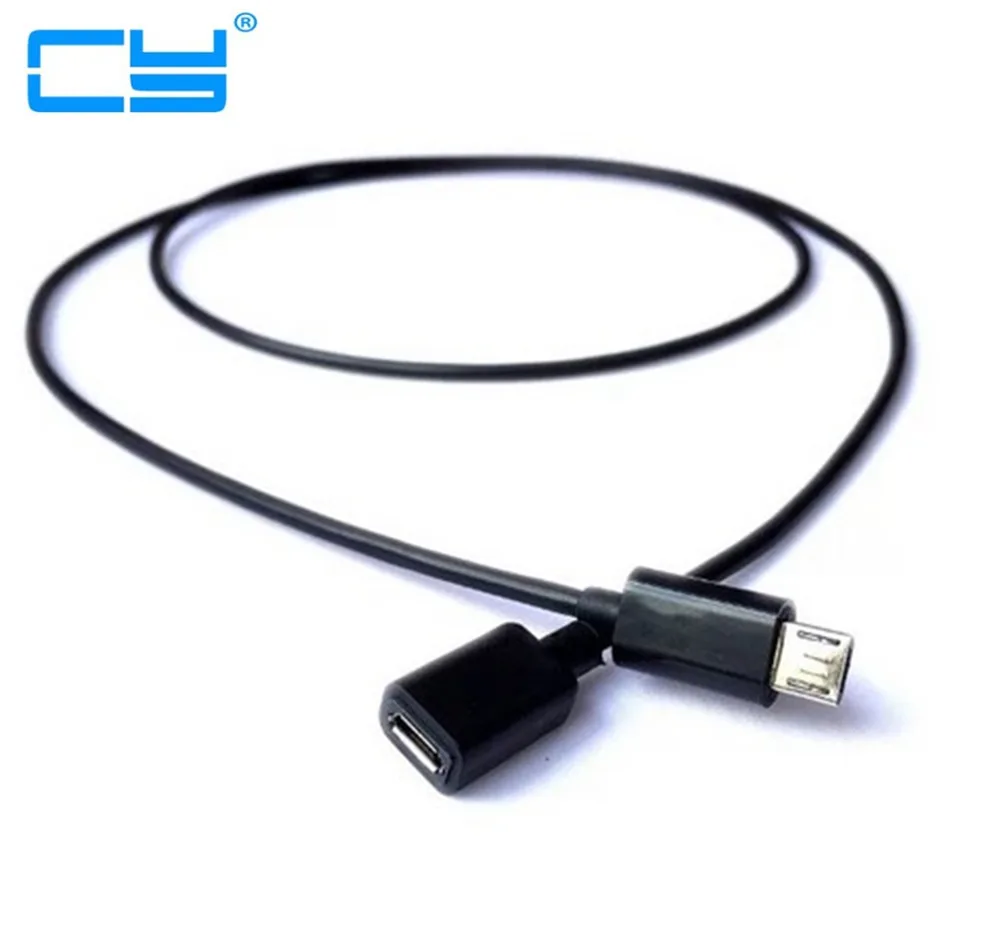 Micro USB 2.0 B 5pin Male to Female M/F Extension OTG Charging Data Charger Lead Extender Cable 0.1m to 2m 1m 0.5m 0.25m