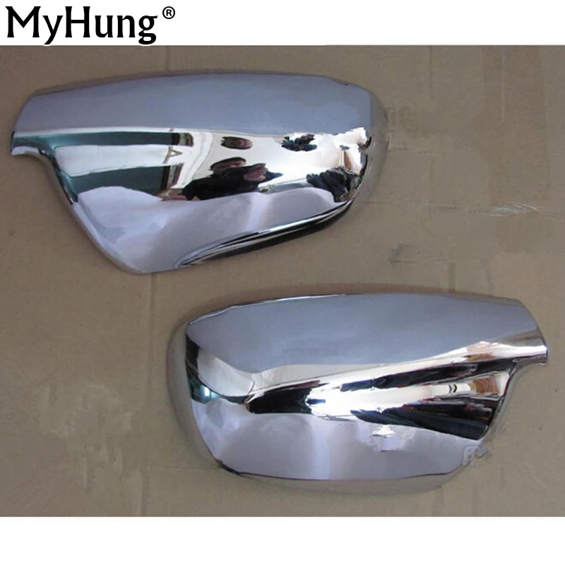 Door Side Wing Rearview Mirror Case Side Mirror Chrome Cover For Peugeot 307 CC SW 407 2004-2012 Accessories 2pcs Car Styling