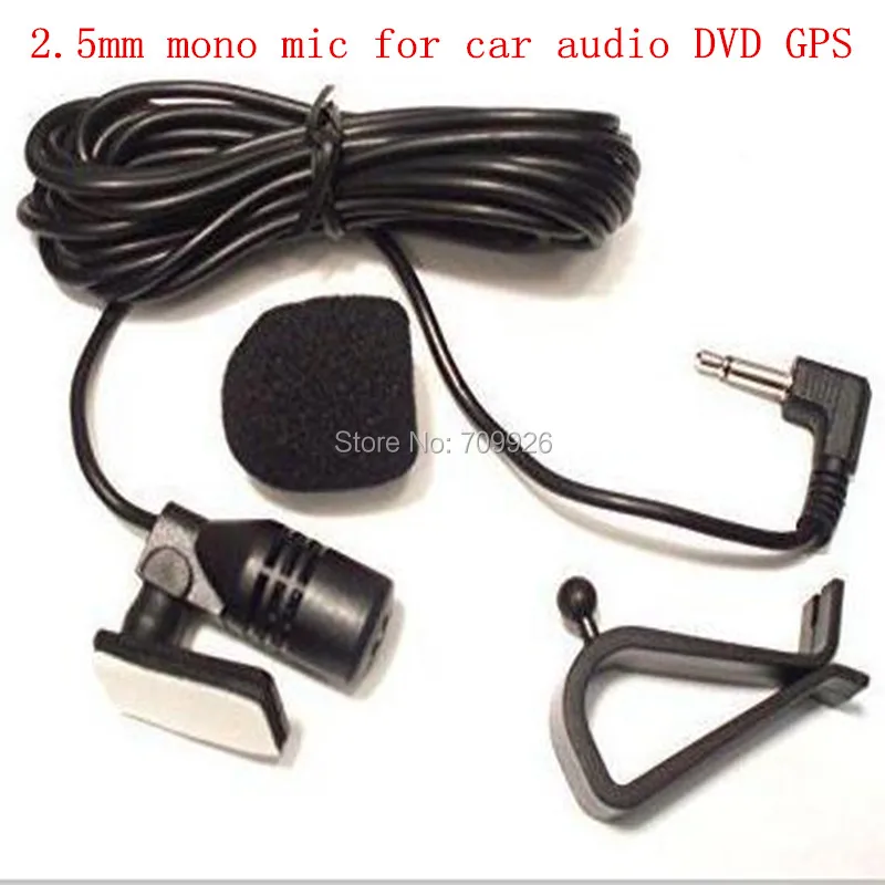 2.5mm Microphone For Car Vehicle Stereo Radio GPS DVD Bluetooth Enabled Head Unit