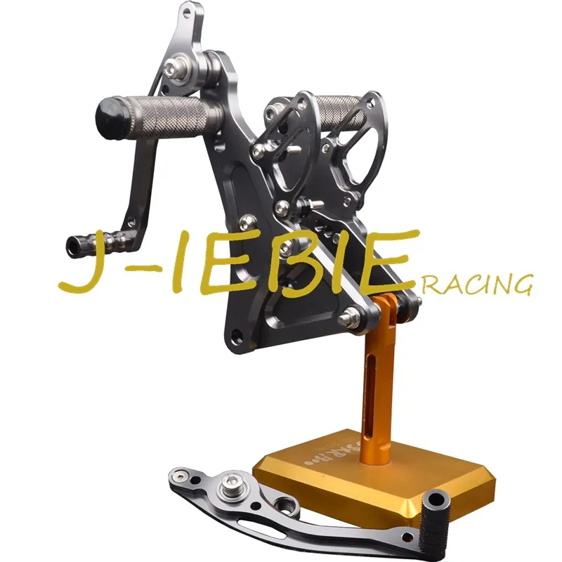 CNC Racing Rearset Adjustable Rear Sets Foot pegs Fit For Buell XB9 XB12 XB9R XB12R S TITAINUM