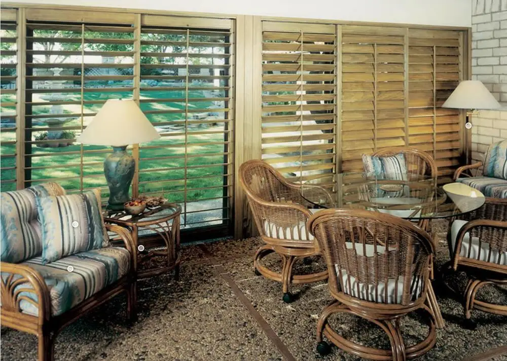 

Basswood Plantation Shutter Window Louver Door Arch Wood Shutters