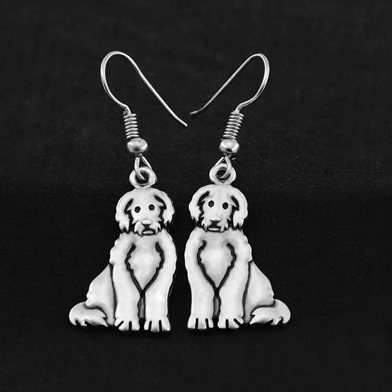 Vintage 3D Labradoodle Earring Dog Charms Earrings For Women Best Gifts Brincos Boho Earings Fashion Jewelry Pendientes Mujer